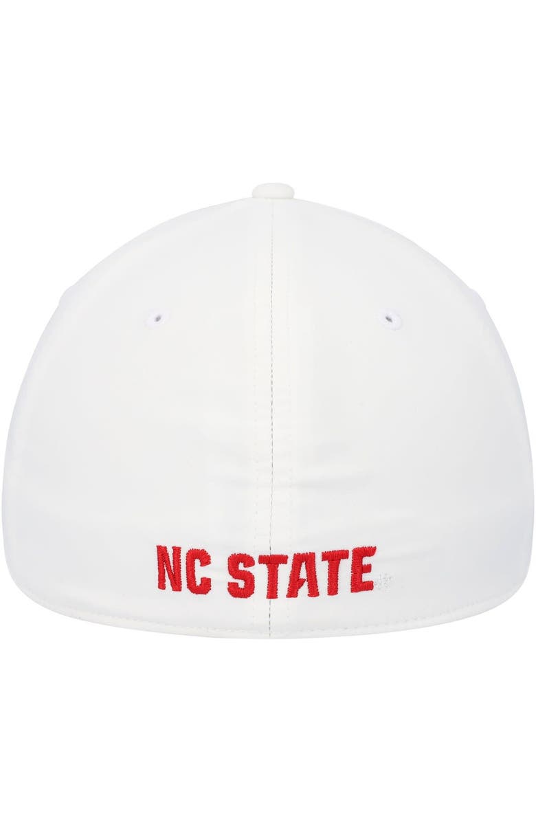 adidas Men's adidas White NC State Wolfpack 2021 Sideline Coaches Flex Hat, Alternate, color, 