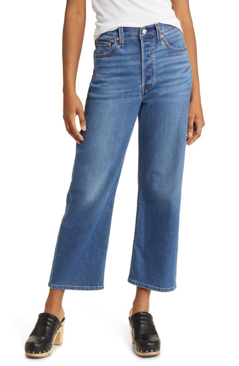Ribcage Ankle Straight Leg Jeans (Hitzig Mid)