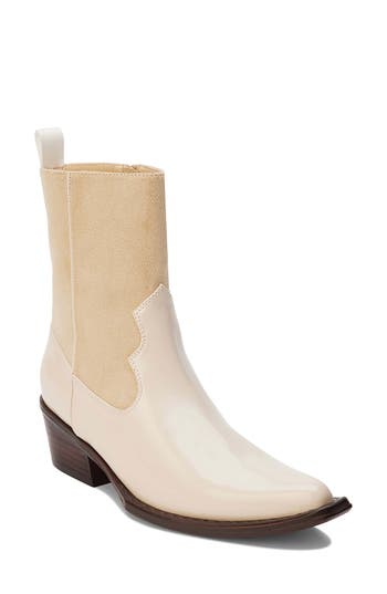Matisse Harriet Western Bootie In Natural