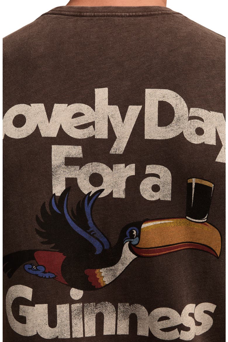 Guinness Lovely Day Cotton Graphic T-Shirt, Alternate, color, JAVA