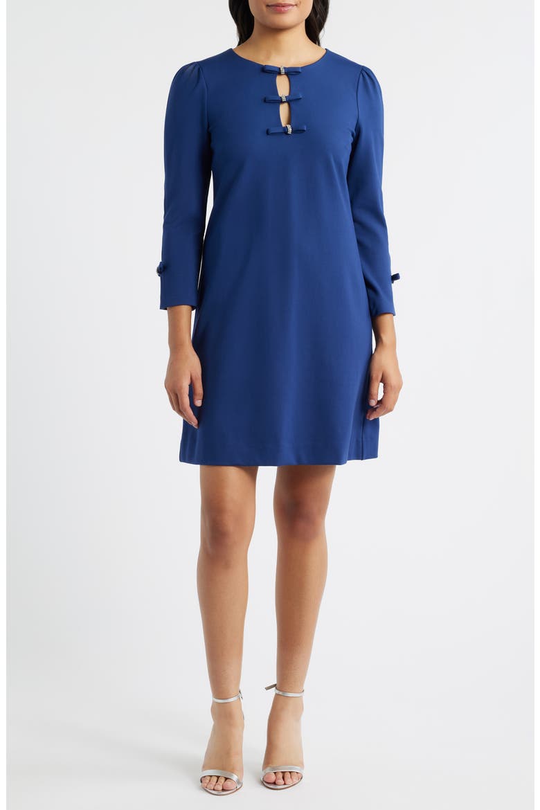 Leyland Shift Dress, Main, color, LOW TIDE NAVY