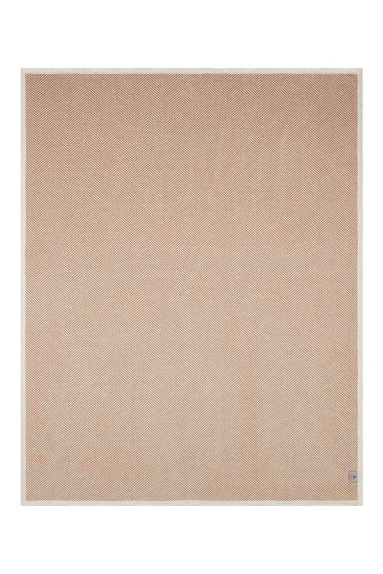 Harborview Herringbone Throw Blanket, Alternate, color, TAN
