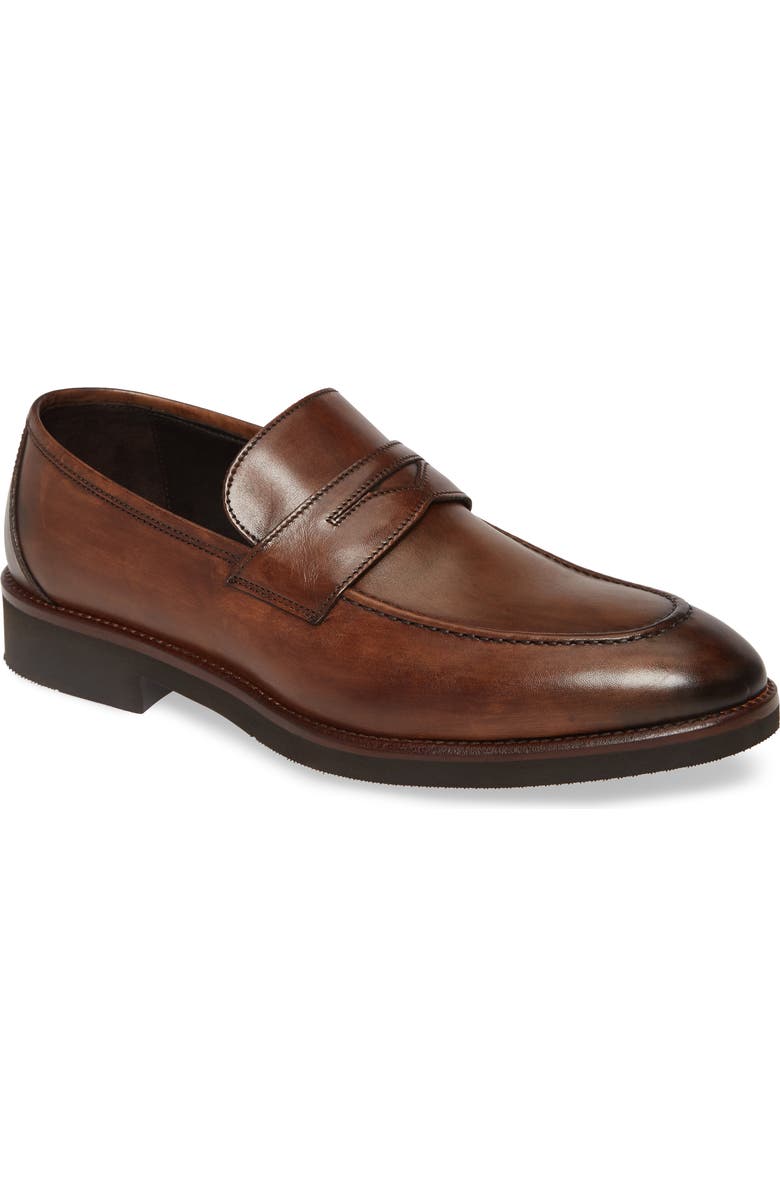JOHNSTON & MURPHY COLLECTION Johnston & Murphy Ridgeland Penny Loafer, Main, color,