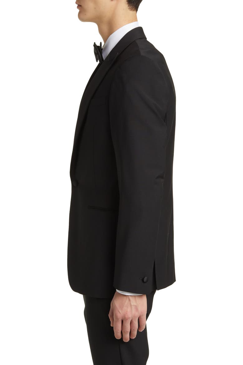 Poker Wool Blend Blazer, Alternate, color, BLACK