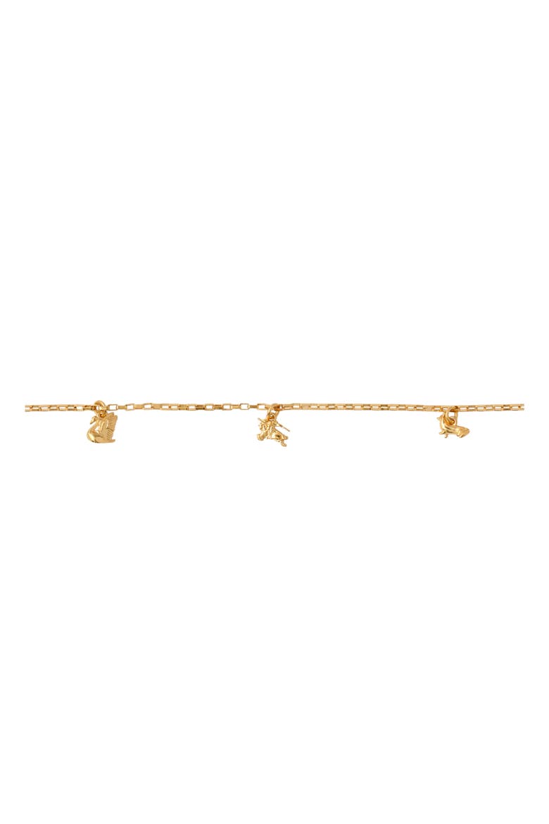 Mini Charm Necklace, Alternate, color, Gold