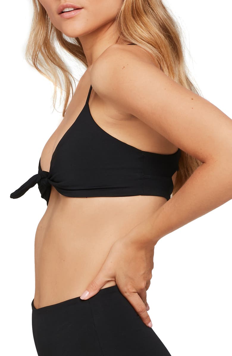 LSPACE L Space Flash Back Knot Front Bikini Top, Alternate, color,