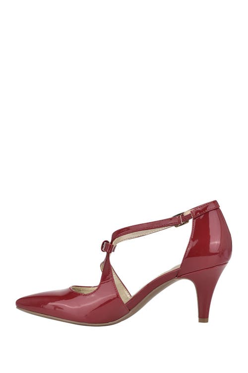 Bandolino Zeffer Kitten Heel Pump In Burgundy