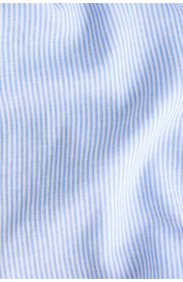 H&M Linen-blend Pyjamas, Alternate, color, Blue/Striped