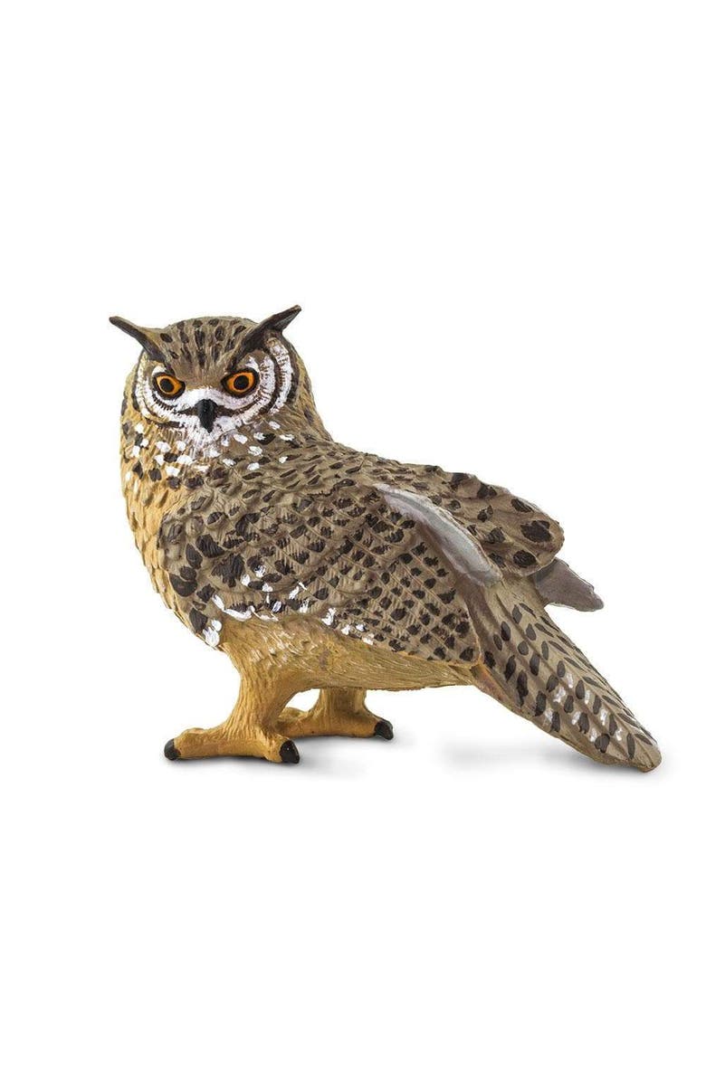 Safari Ltd. Eagle Owl Kids Toy Figure, Alternate, color, NO COLOR