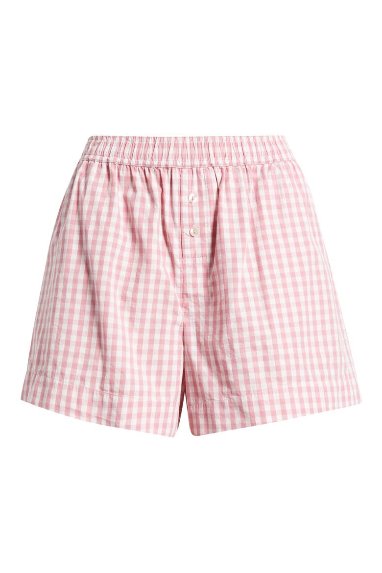 Oversize Boyfriend Boxer Shorts, Alternate, color, PINK LUELLA GINGHAM