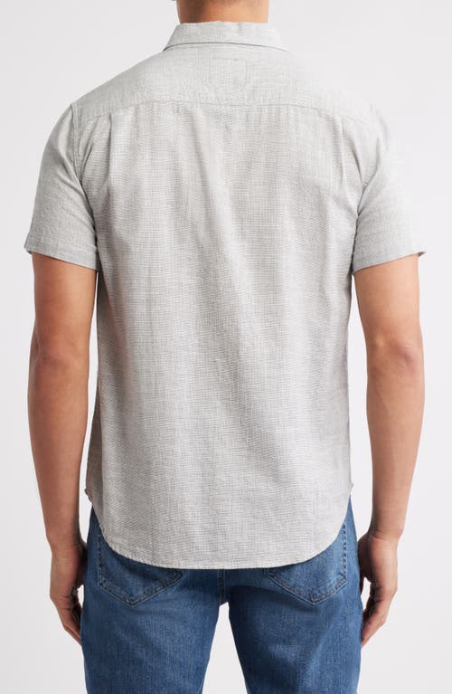 Rails Fairfax Short Sleeve Button-up Shirt In Gray