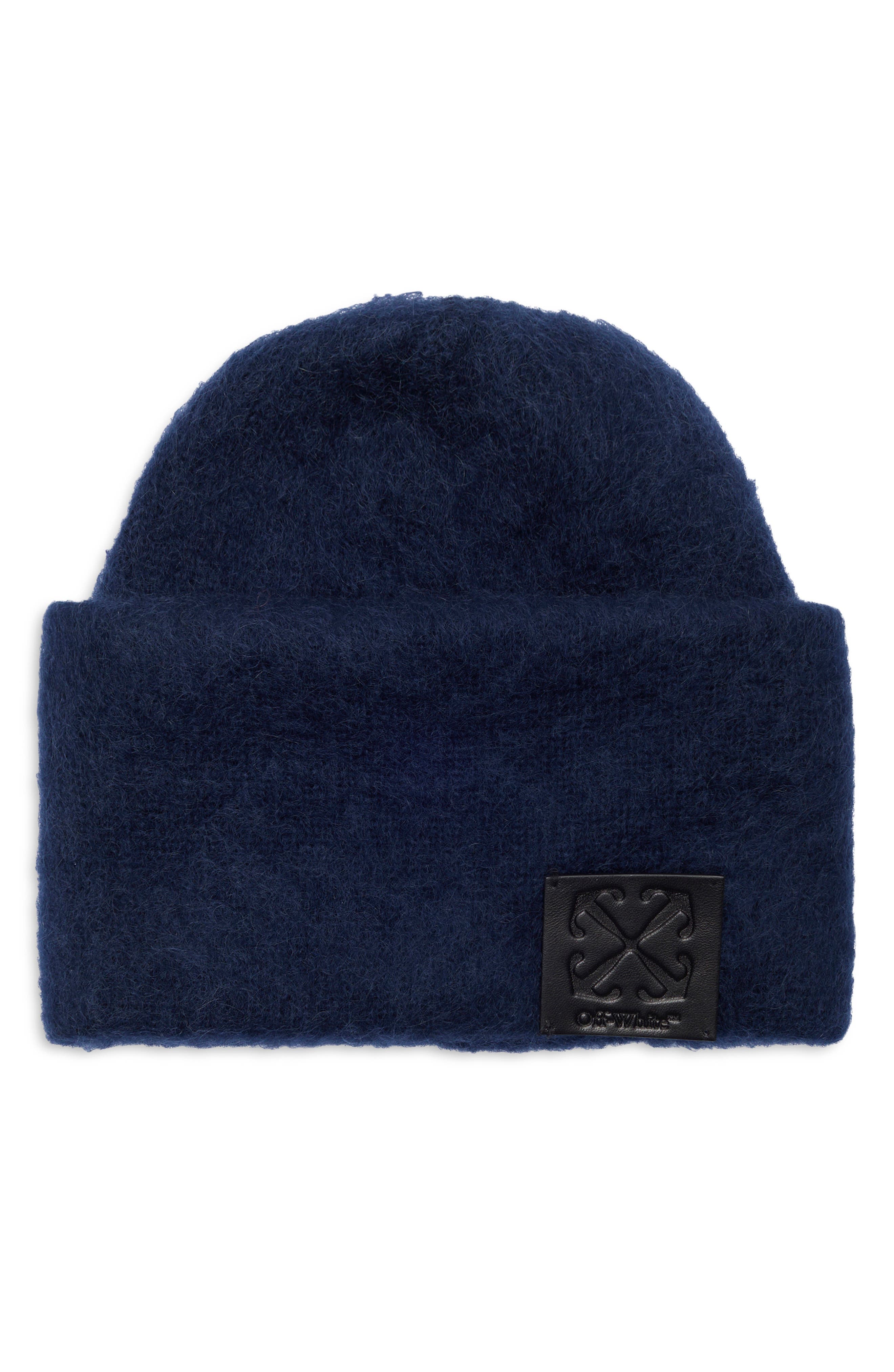 Off-White Arrow Patch Mohair & Wool Beanie