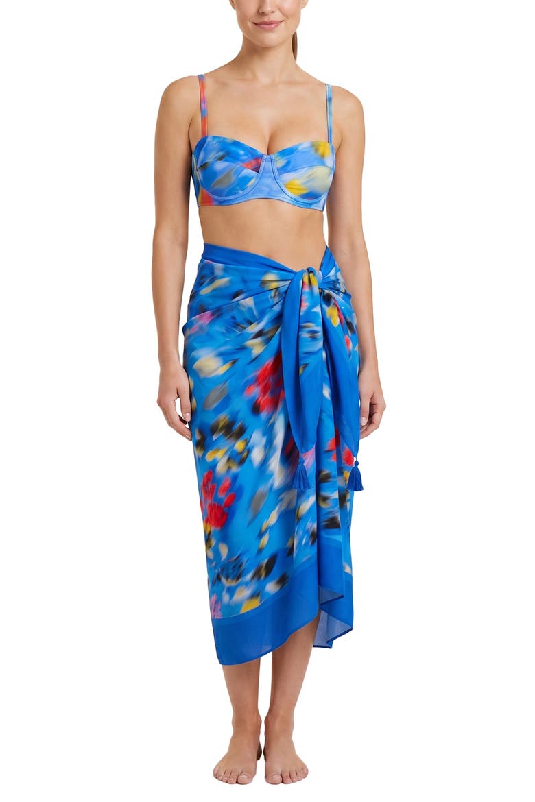 Nellie Underwire Balconette Bikini Top, Alternate, color, Larkspur Bay