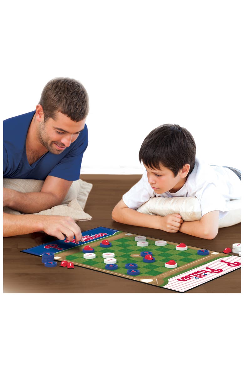 Philadelphia Phillies Checkers Game, Alternate, color, Multicolor