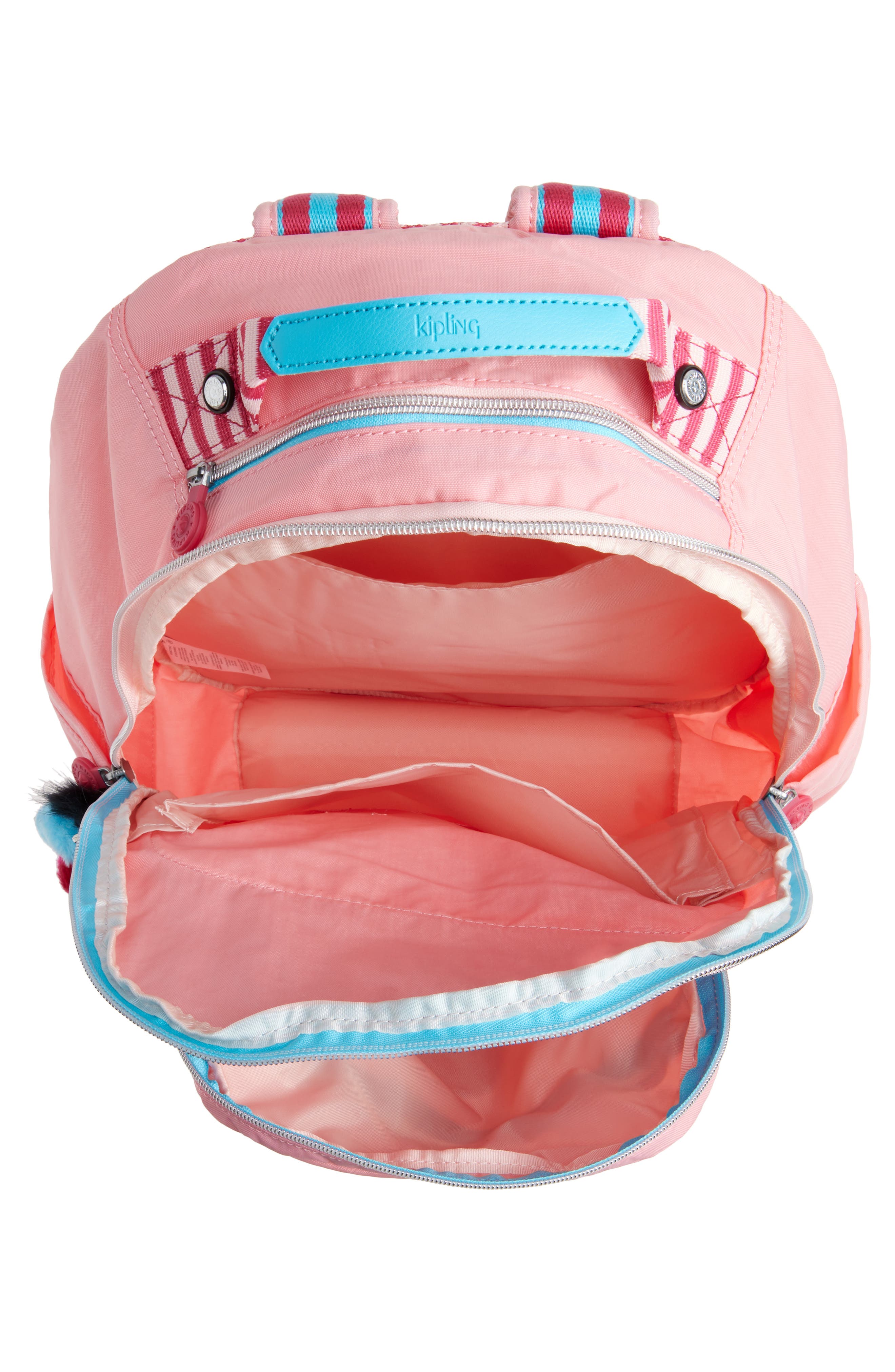 Kipling Kids' Seoul Backpack, Alternate, color, Coral Sea