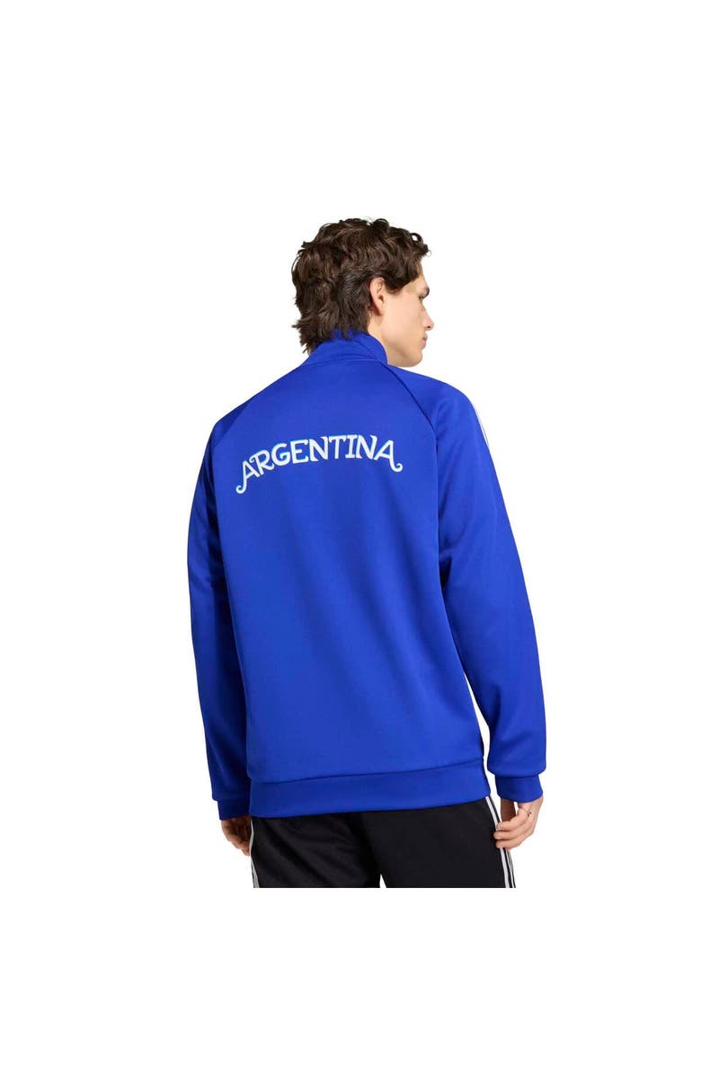 adidas Men's adidas Blue Argentina National Team Originals Full-Zip Track Jacket, Alternate, color, Blue