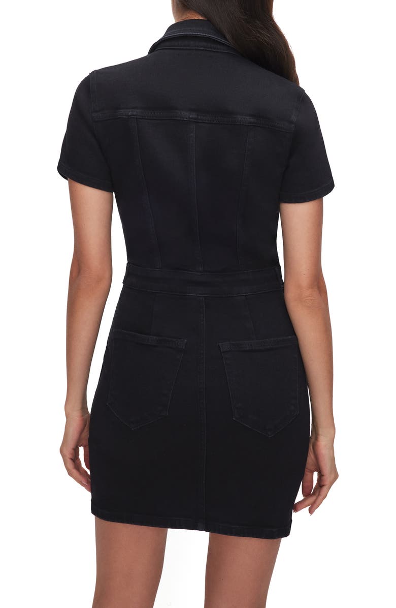 Good American Fit for Success Minidress, Alternate, color, Black099