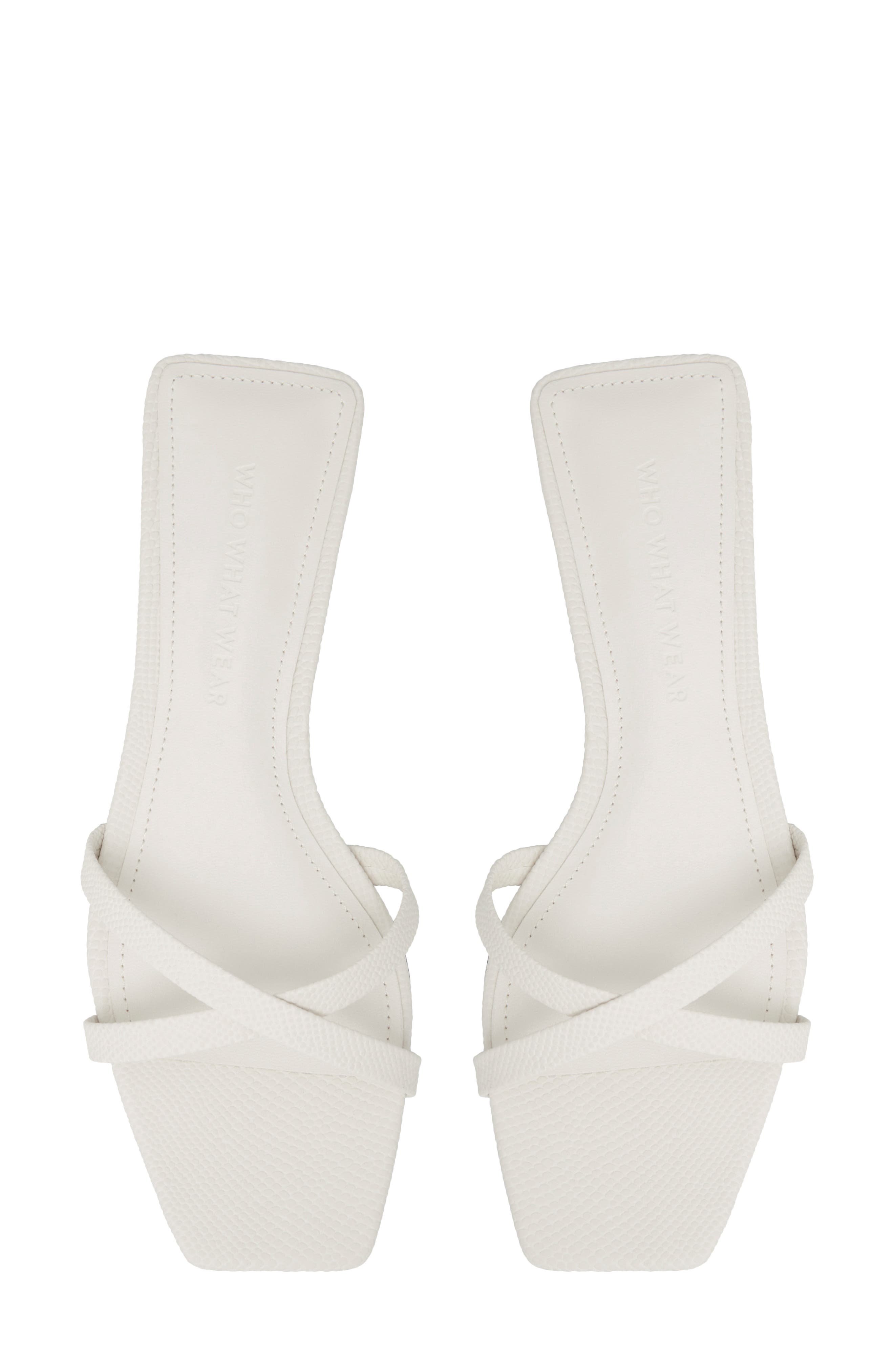 Who What Wear Clara Slide Sandal, Alternate, color, 