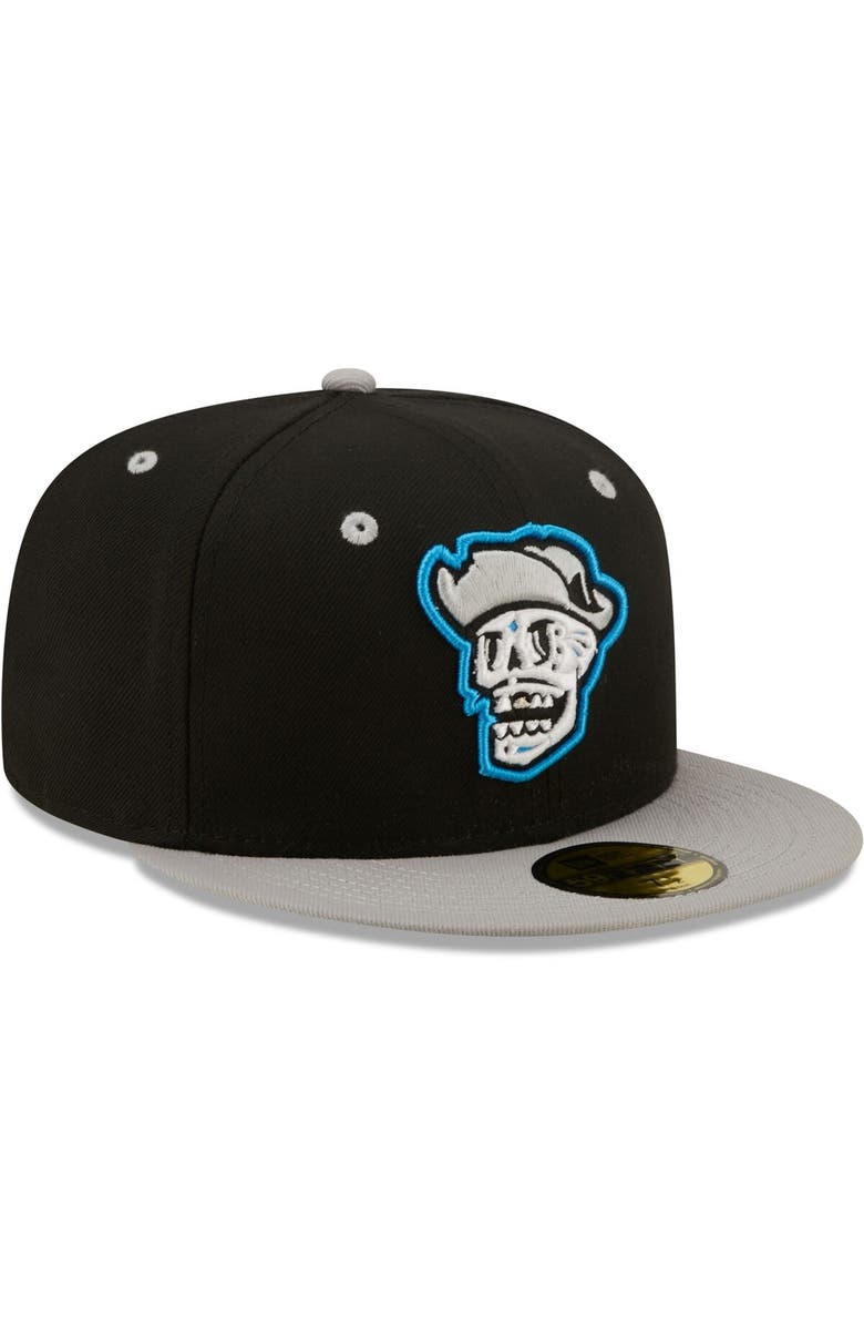 New Era Men's New Era Black/Gray Reyes de Plata de Las Vegas Copa De La Diversion 59FIFTY Fitted Hat, Alternate, color, Black