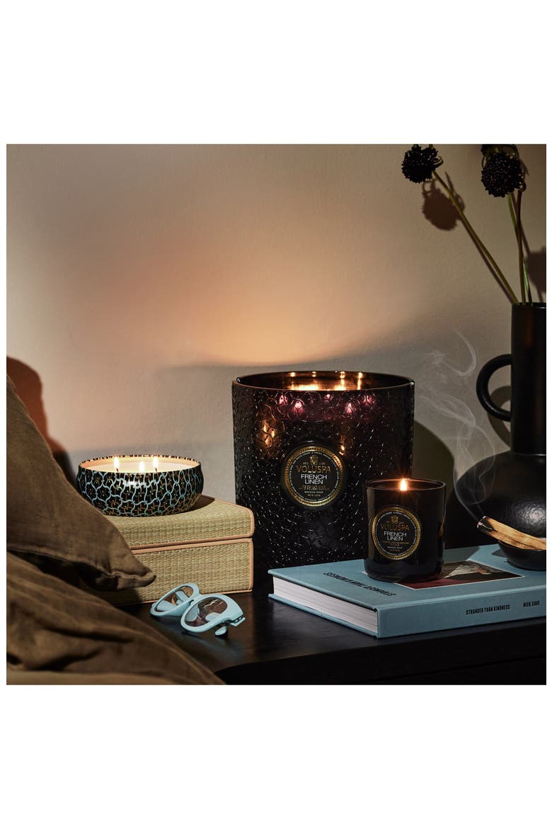 French Linen 5-Wick Hearth Candle, Alternate, color, FRENCH LINEN
