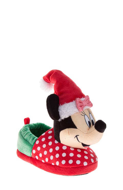 Kids' Disney Minnie Mouse Christmas Slipper (Walker & Toddler)