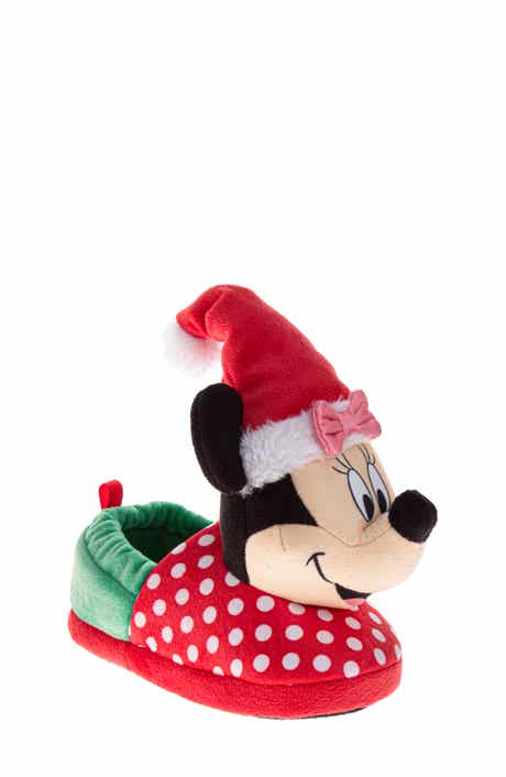 Kids' Disney Minnie Mouse Christmas Slipper