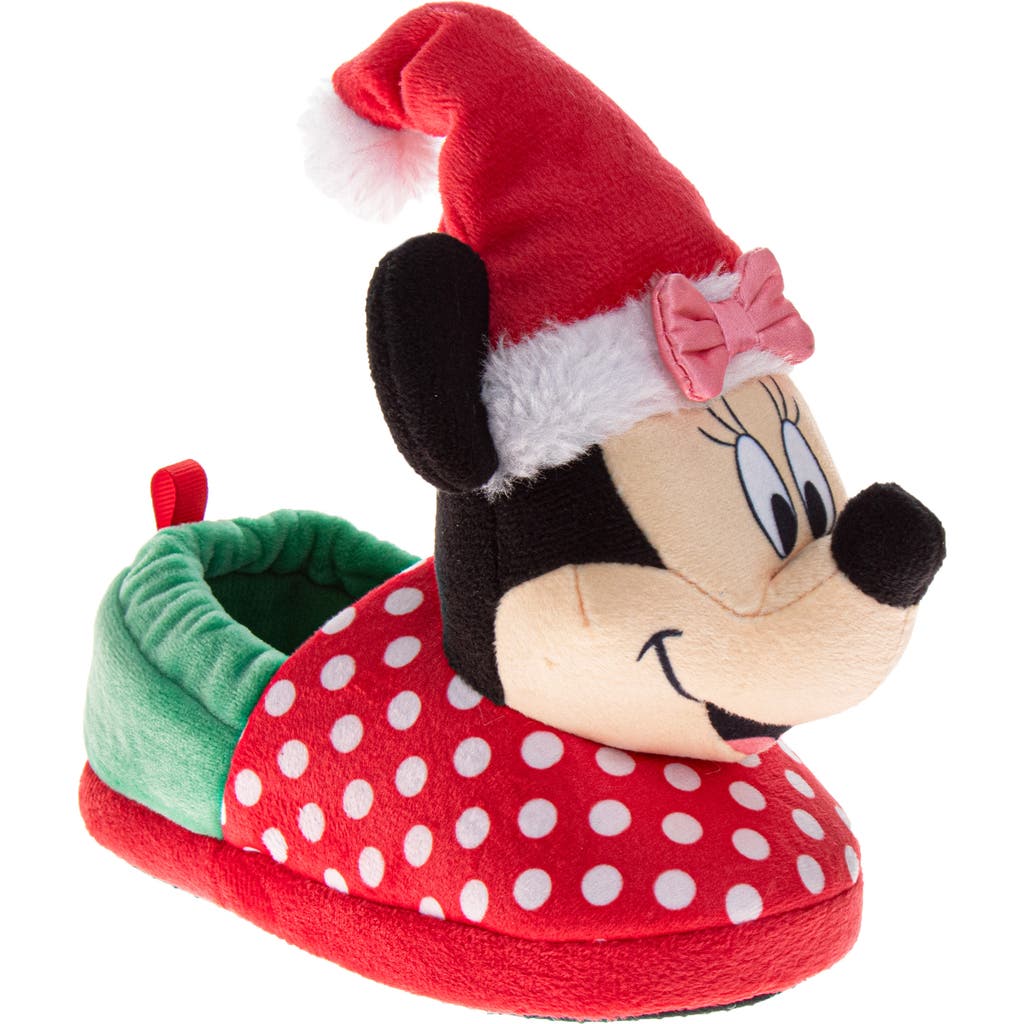 JOSMO Kids' Disney Minnie Mouse Christmas Slipper in Red/Green  product