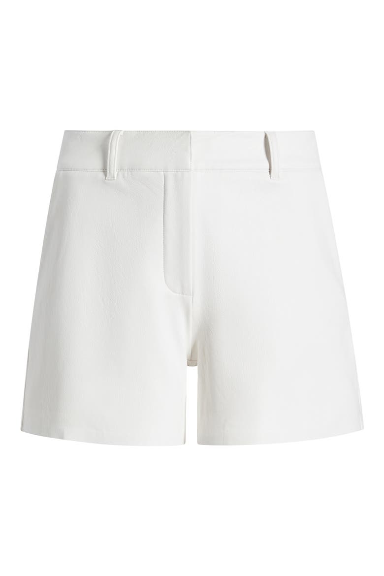 Faux Leather Shorts, Alternate, color, WHITE