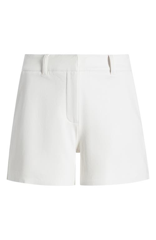 Commando Faux Leather Shorts In White