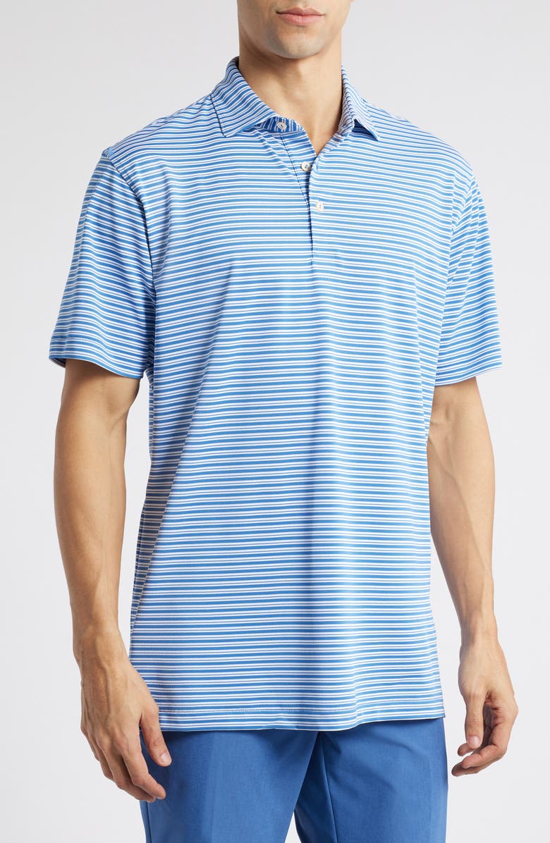 Peter Millar Dellroy Performance Mesh Polo, Main, color, 