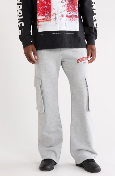 Logo Fleece Cargo Pants