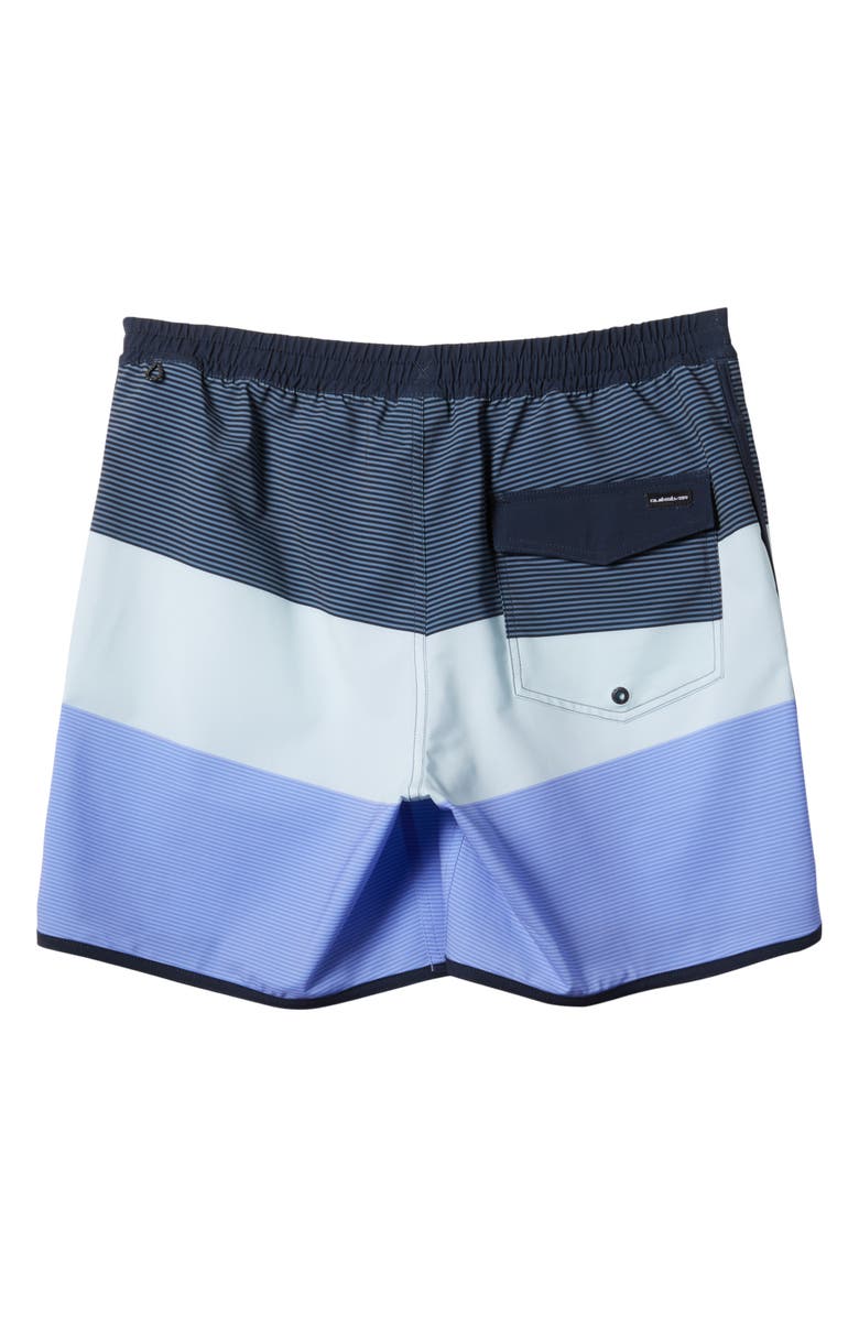 Quiksilver Surfsilk Tijuana Swim Trunks, Alternate, color, Great Otway Blue Nights