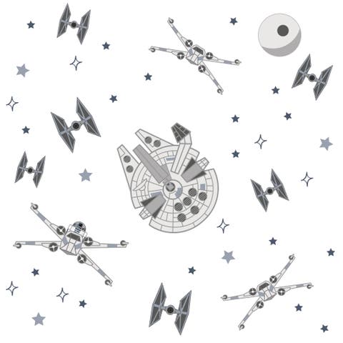 Star Wars Squadron X-Wing/Tie Fighter/Millennium Falcon Wall Decals