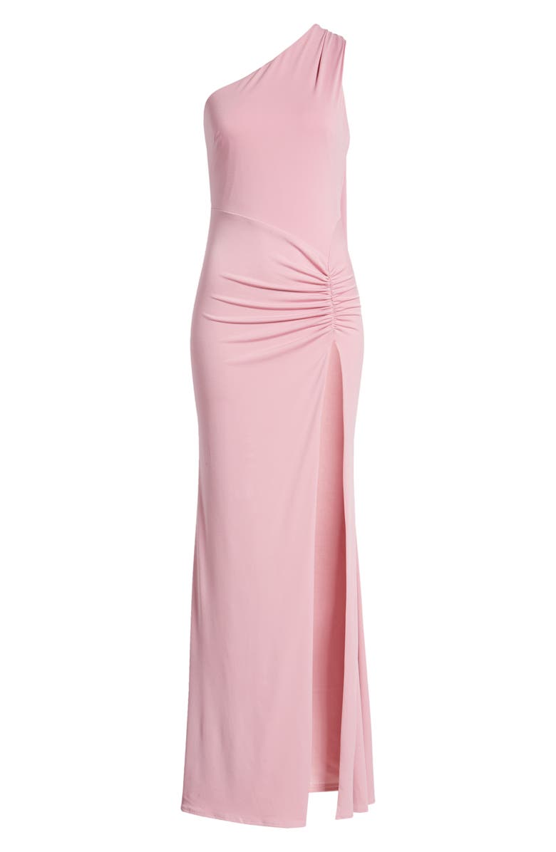 Katie May Raising the Bar Ruched One-Shoulder Gown, Alternate, color,