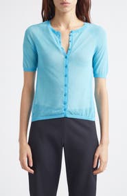 Paloma Wool Patinela Sheer Organic Cotton Blend Cardigan