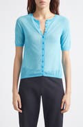 Paloma Wool Patinela Sheer Organic Cotton Blend Cardigan