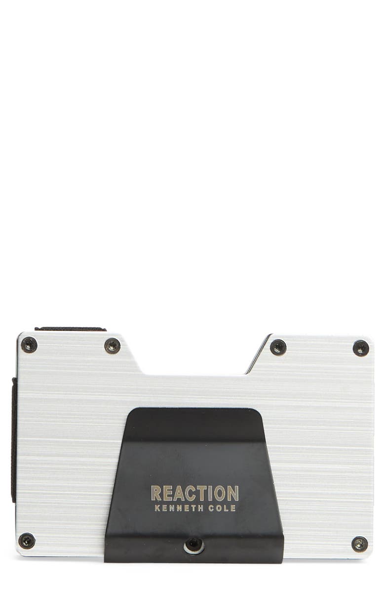 Kenneth Cole Slim Card Holder, Main, color, Silver