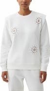 Scalpers Padded Sun Crochet Sweater
