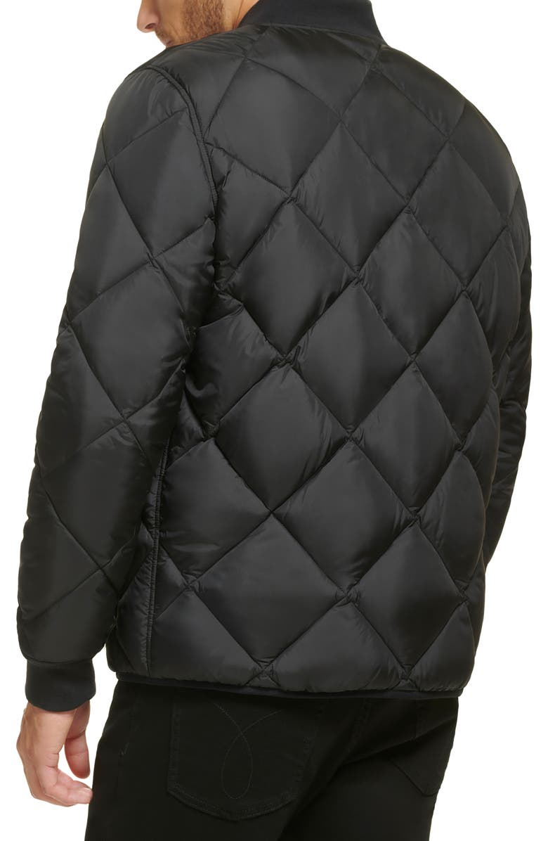 Calvin Klein Reversible Quilted Jacket, Alternate, color, Black