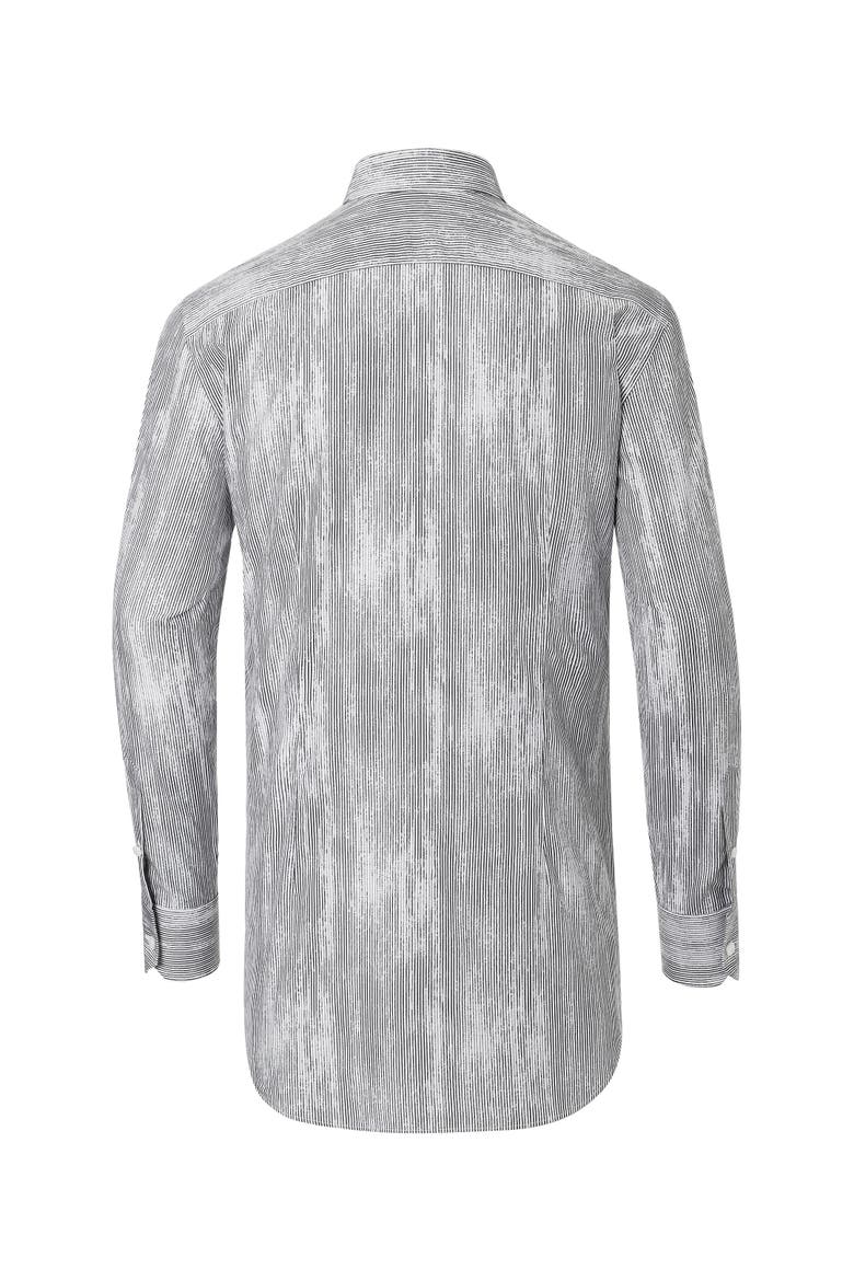 Shirt Slim Fit Men, Alternate, color, white/black