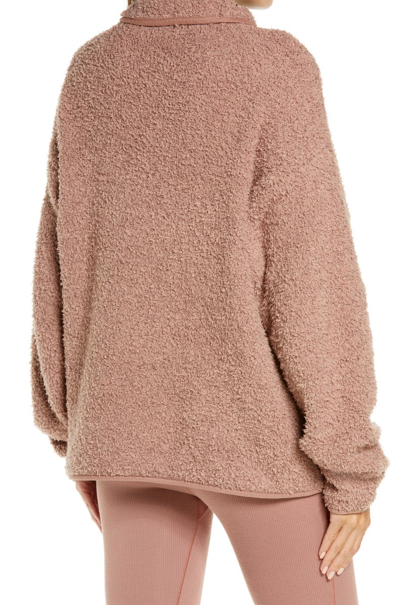 SKIMS Cozy Knit Pullover, Alternate, color, Rose Clay