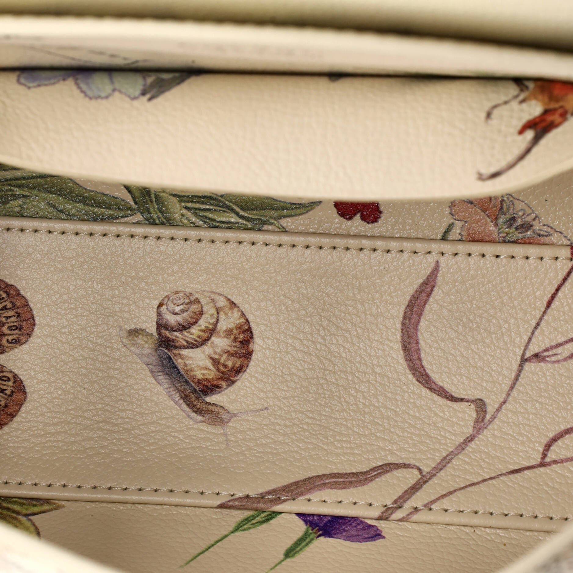 Pre-Owned Goyard Saigon Top Handle Bag Coated Canvas with Leather Mini, Alternate, color, Neutral