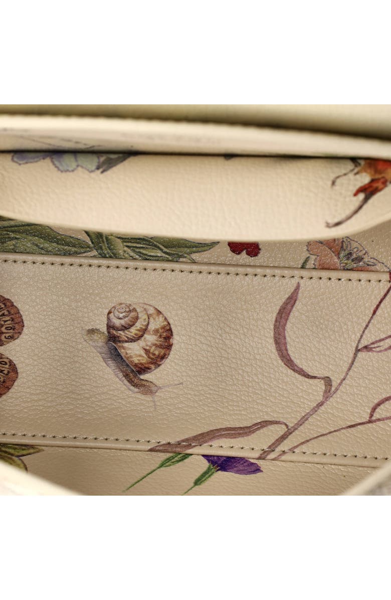 Pre-Owned Goyard Saigon Top Handle Bag Coated Canvas with Leather Mini, Alternate, color, Neutral