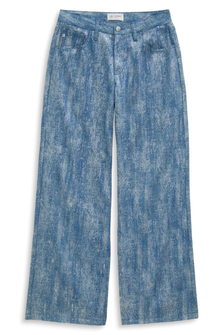 Adria Sequin Wide Leg Jeans, Alternate, color, NEXT TO WATER