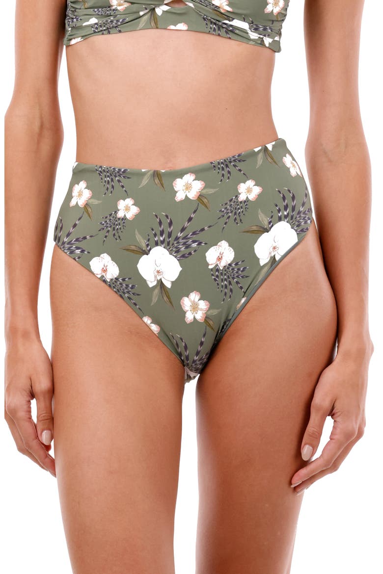 Safari Mai Moon Bay High Waist Bikini Bottoms, Main, color, SAFARI MAI
