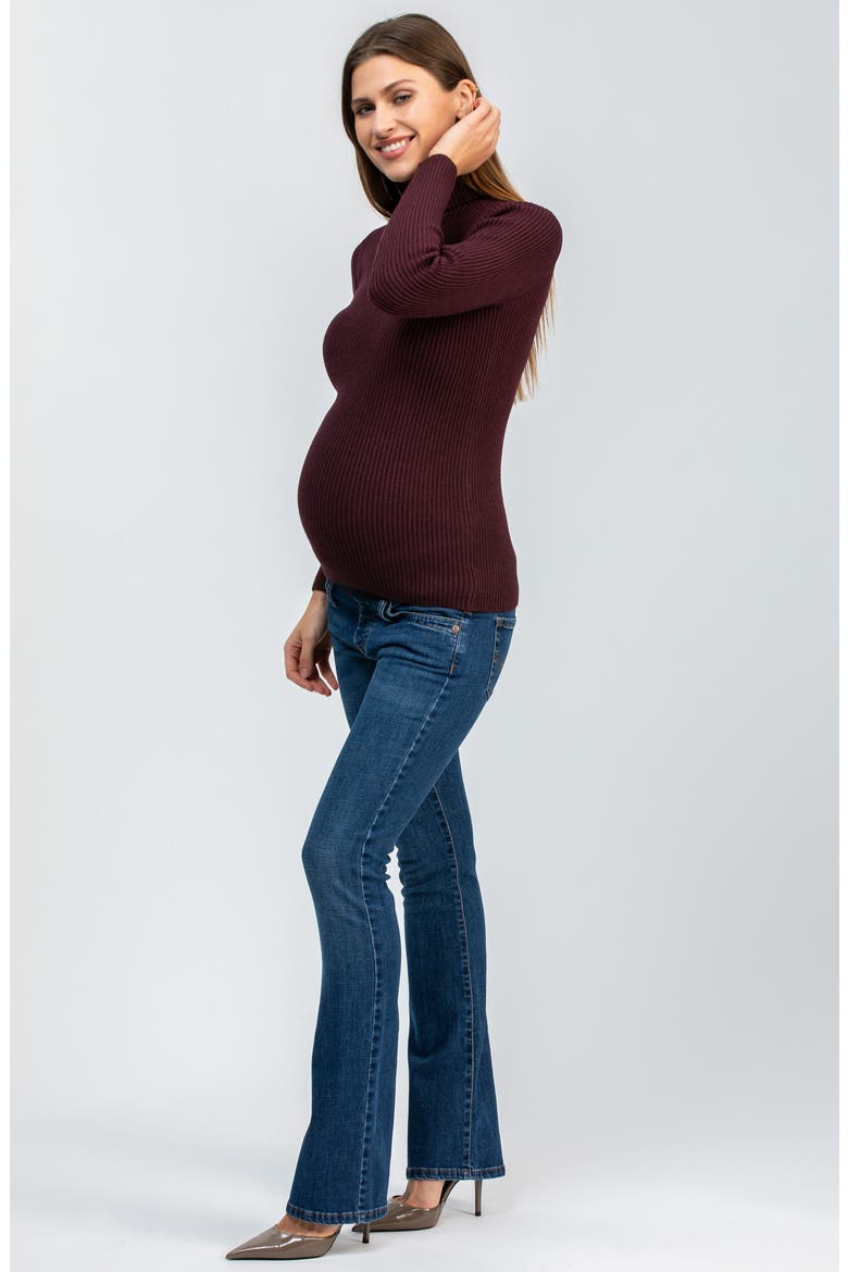 Slim Bootcut Maternity Jeans, Alternate, color, MEDIUM WASH