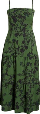 SUGARLIPS Tindrie Floral Alvis Tiered Dress