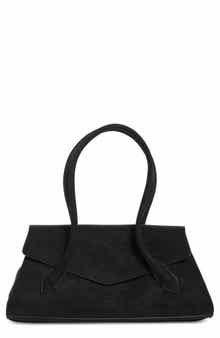 BCBG Pointed Flap Faux Leather Shoulder Bag