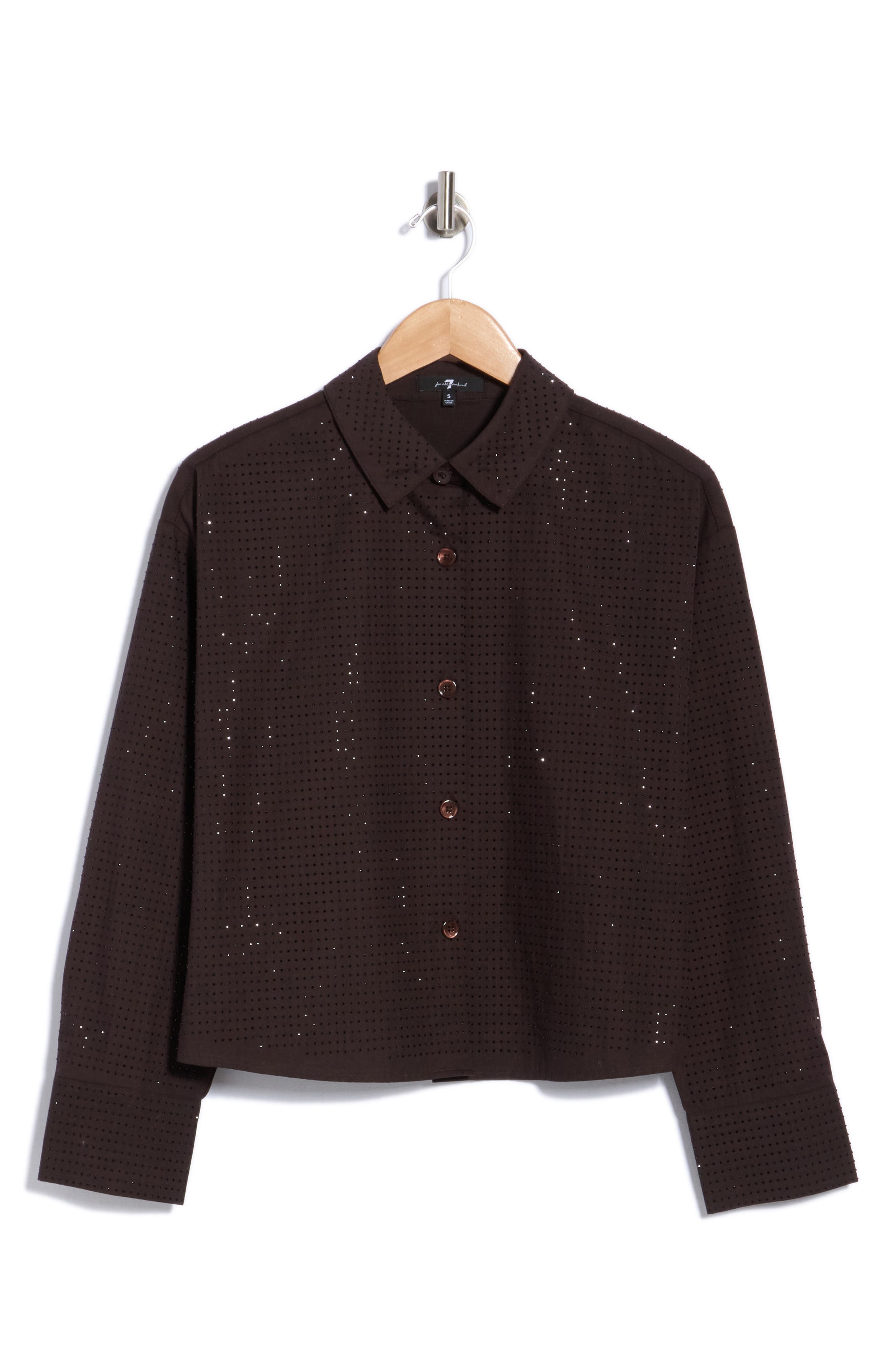 Embellished Button-Up Shirt