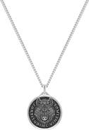 Vincero Men's Wolf Pendant Necklace